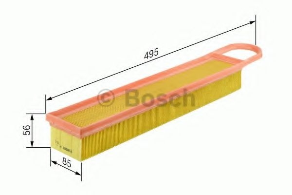 Filtru aer CITROEN BERLINGO (B9) (2008 - 2016) BOSCH F 026 400 050 piesa NOUA