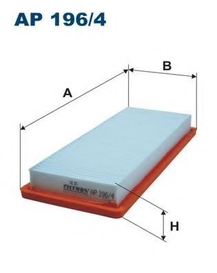 Filtru aer CITROEN C4 Cupe (LA) (2004 - 2011) FILTRON AP196/4 piesa NOUA