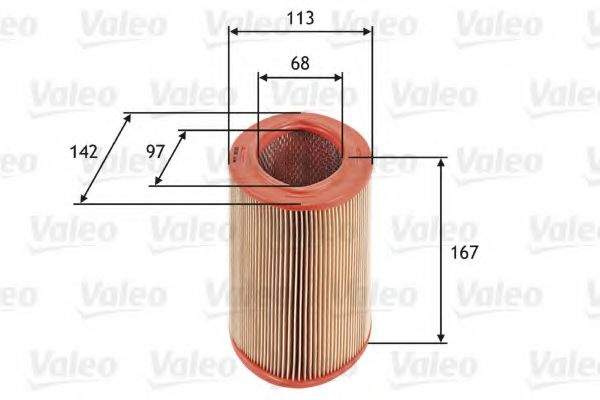 Filtru aer CITROEN XSARA (N1) (1997 - 2005) VALEO 585623 piesa NOUA