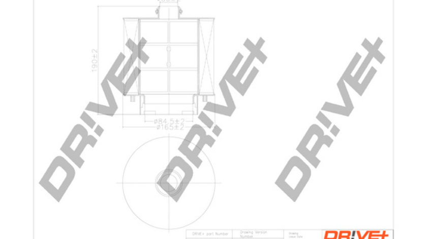 Filtru aer (DP1110100192 DRIVE) AUDI