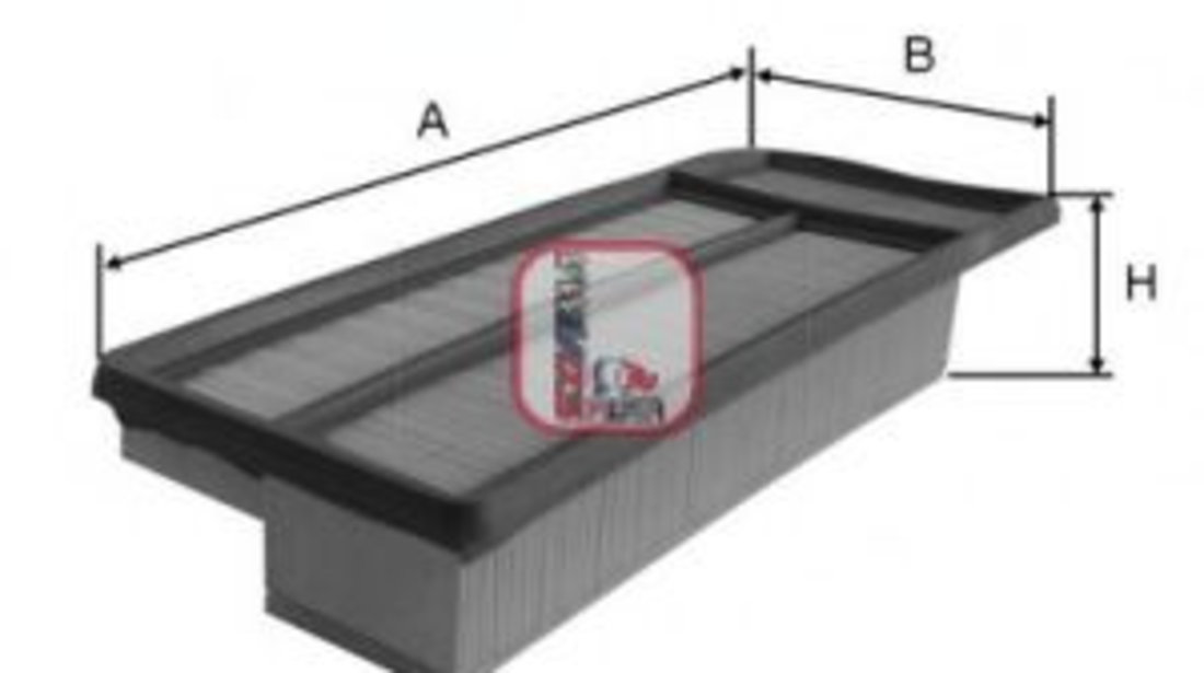 Filtru aer FIAT PUNTO Van (199) (2008 - 2016) SOFIMA S 3477 A piesa NOUA