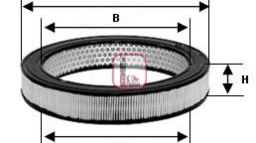 Filtru aer FIAT STRADA Cabriolet (138_) (1979 - 1989) SOFIMA S 0660 A piesa NOUA