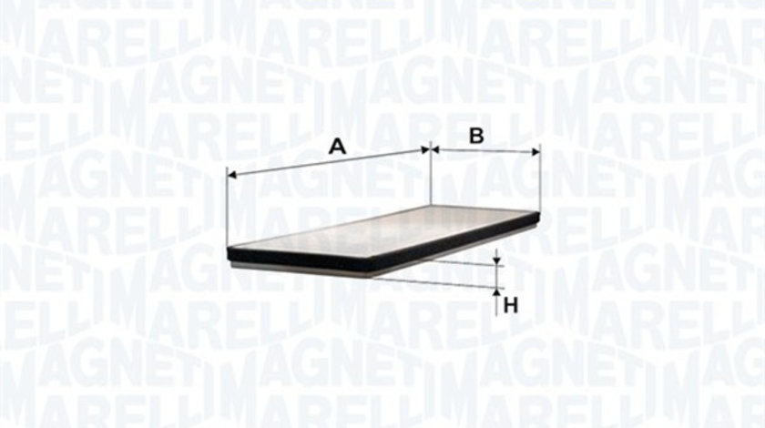 Filtru, aer habitaclu (350203061740 MAGNETI MARELLI) OPEL,SUZUKI,VAUXHALL