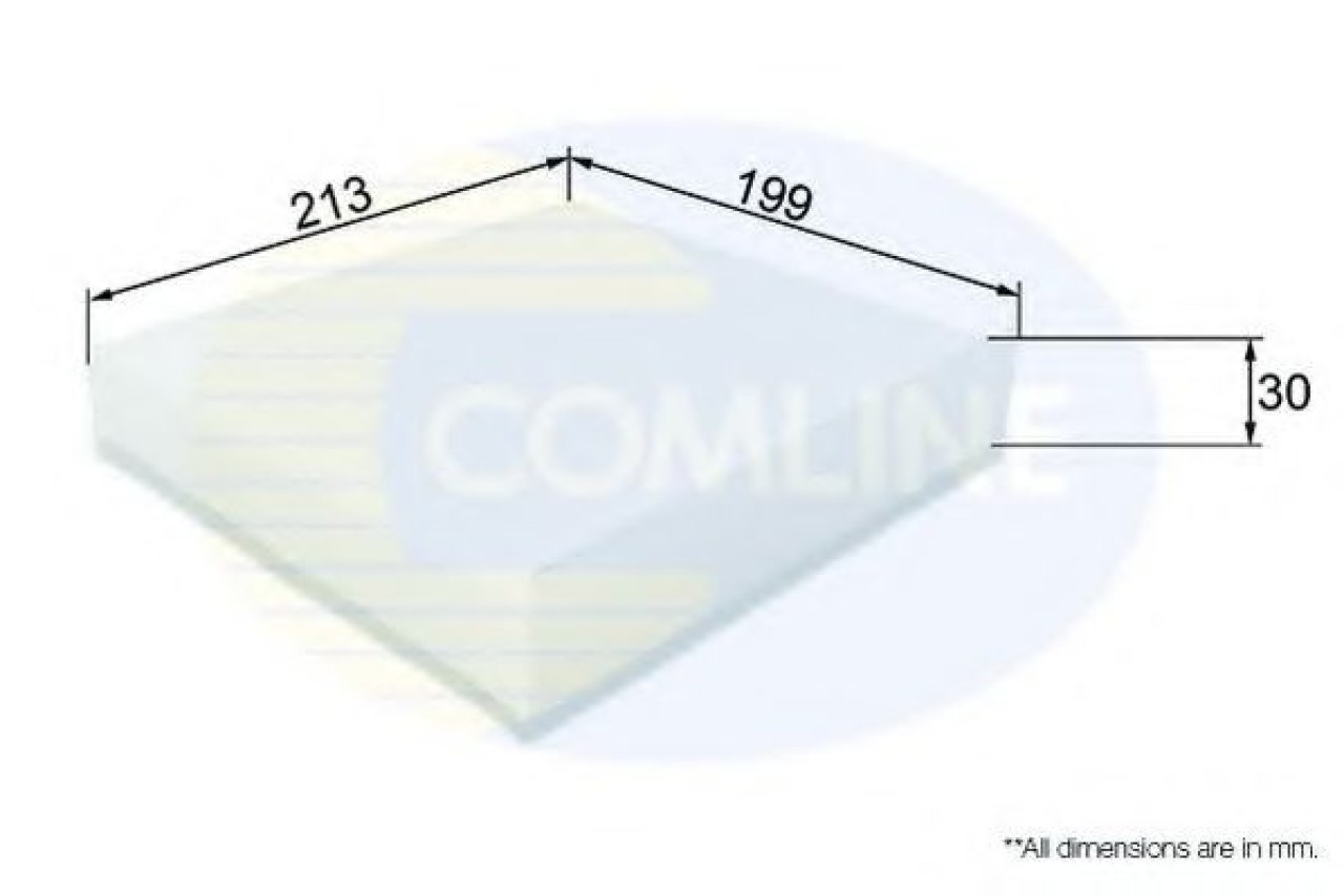 Filtru, aer habitaclu ALFA ROMEO 159 (939) (2005 - 2011) COMLINE EKF173 piesa NOUA