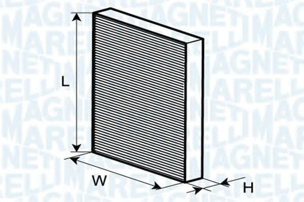 Filtru, aer habitaclu AUDI A2 (8Z0) (2000 - 2005) MAGNETI MARELLI 350203063450 piesa NOUA