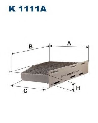 Filtru, aer habitaclu AUDI A3 (8P1) (2003 - 2012) FILTRON K1111A piesa NOUA