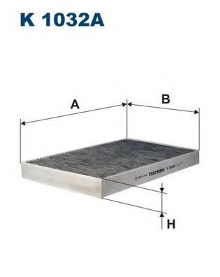 Filtru, aer habitaclu AUDI A6 (4A, C4) (1994 - 1997) FILTRON K1032A piesa NOUA