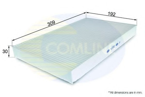 Filtru, aer habitaclu AUDI A6 Avant (4A, C4) (1994 - 1997) COMLINE EKF241 piesa NOUA