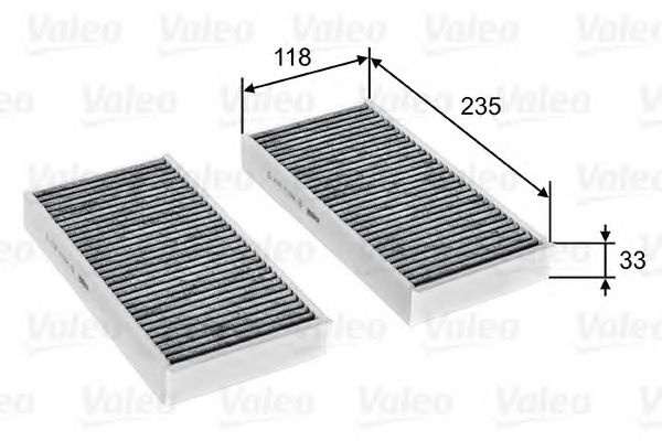 Filtru, aer habitaclu BMW Seria 2 Active Tourer (F45) (2014 - 2016) VALEO 715811 piesa NOUA