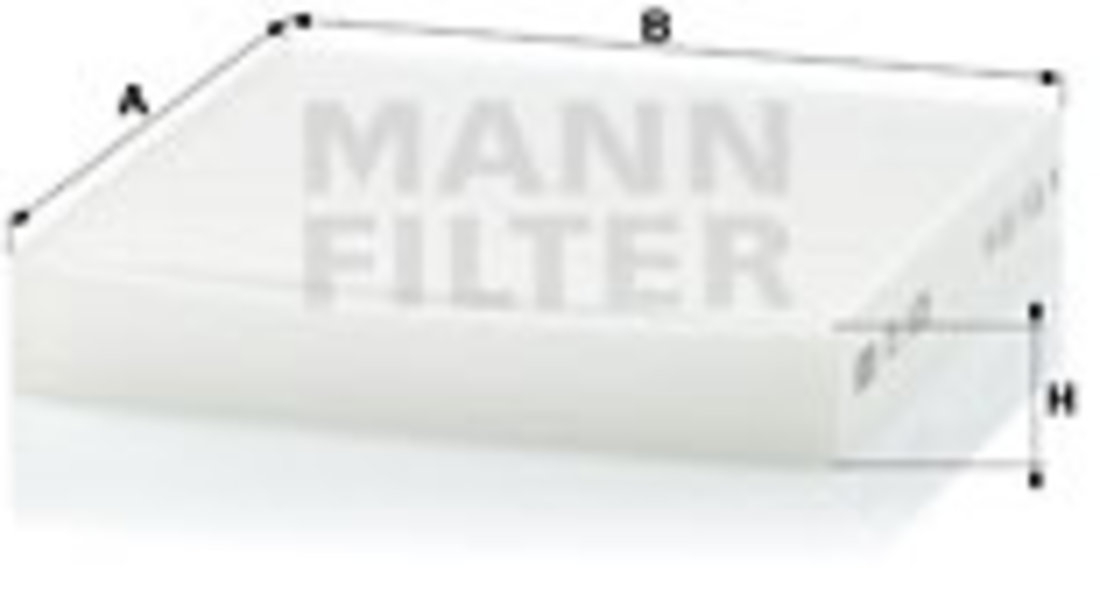 Filtru, aer habitaclu (CU1835 MANN-FILTER) HONDA