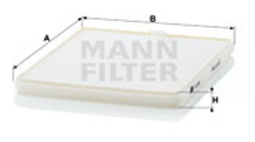 Filtru, aer habitaclu (CU2326 MANN-FILTER) OPEL,SUBARU,SUZUKI,VAUXHALL