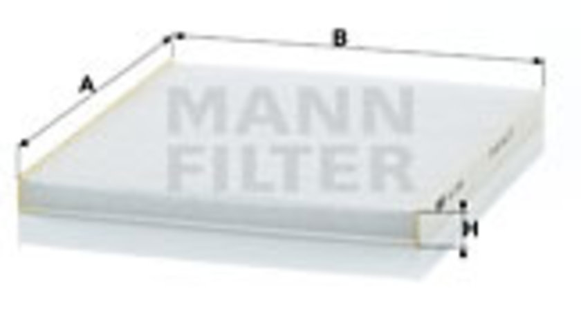 Filtru, aer habitaclu (CU2336 MANN-FILTER) HYUNDAI,KIA,KIA (DYK)