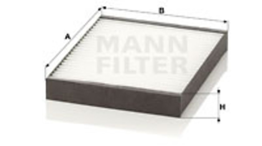 Filtru, aer habitaclu (CU2513 MANN-FILTER) SUZUKI