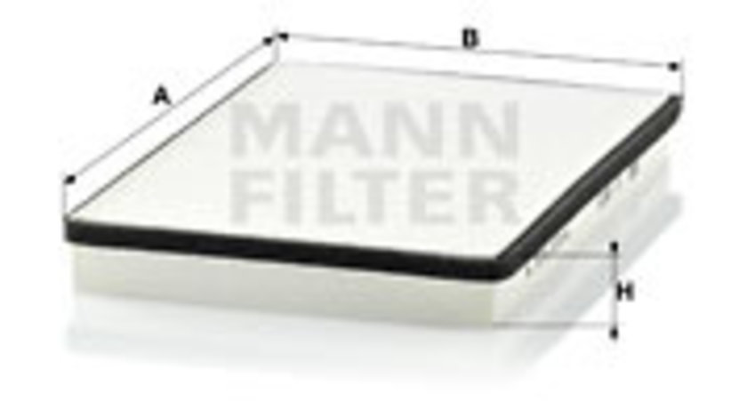 Filtru, aer habitaclu (CU2672 MANN-FILTER) VW