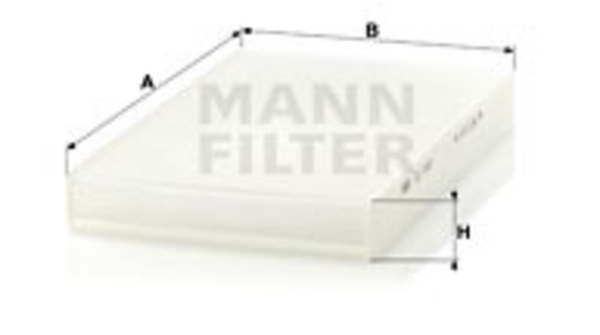 Filtru, aer habitaclu (CU3192 MANN-FILTER) AUDI