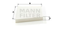 Filtru, aer habitaclu (CU3461 MANN-FILTER) MERCEDES-BENZ