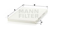 Filtru, aer habitaclu (CU3562 MANN-FILTER) AUDI