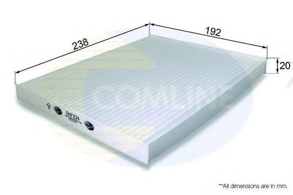 Filtru, aer habitaclu HYUNDAI TUCSON (TLE) (2015 - 2016) COMLINE EKF324 piesa NOUA