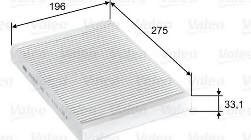 Filtru, aer habitaclu LAND ROVER FREELANDER 2 (LF, FA) (2006 - 2014) VALEO 715597 piesa NOUA