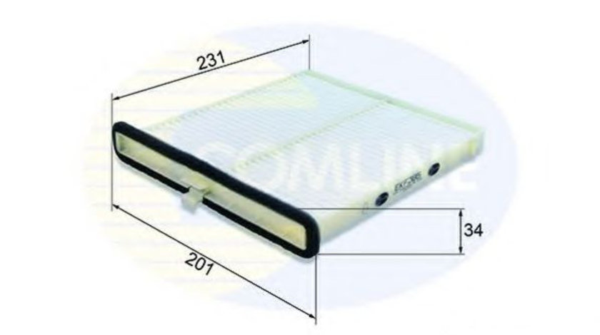 Filtru, aer habitaclu MAZDA 6 Limuzina (GJ, GH) (2012 - 2016) COMLINE EKF385 piesa NOUA