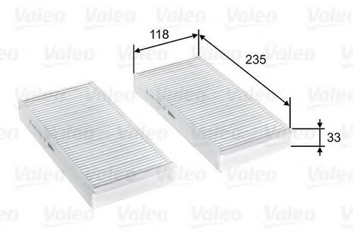 Filtru, aer habitaclu MINI MINI (F55) (2014 - 2016) VALEO 715812 piesa NOUA