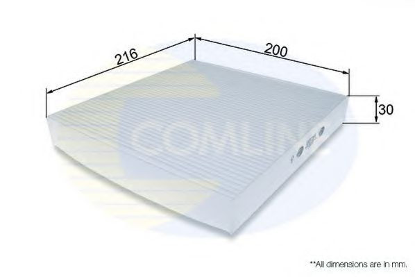 Filtru, aer habitaclu MITSUBISHI OUTLANDER III (GF, GG, ZJ) (2012 - 2016) COMLINE EKF264 piesa NOUA