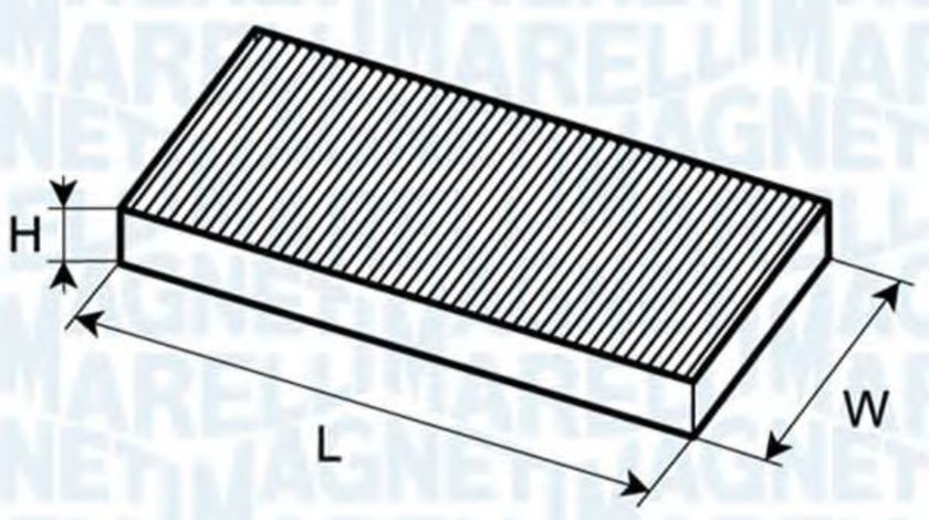 Filtru, aer habitaclu OPEL VECTRA C (2002 - 2016) MAGNETI MARELLI 350203061800 piesa NOUA