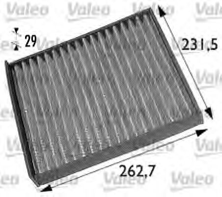 Filtru, aer habitaclu OPEL ZAFIRA A (F75) (1999 - 2005) VALEO 698708 piesa NOUA