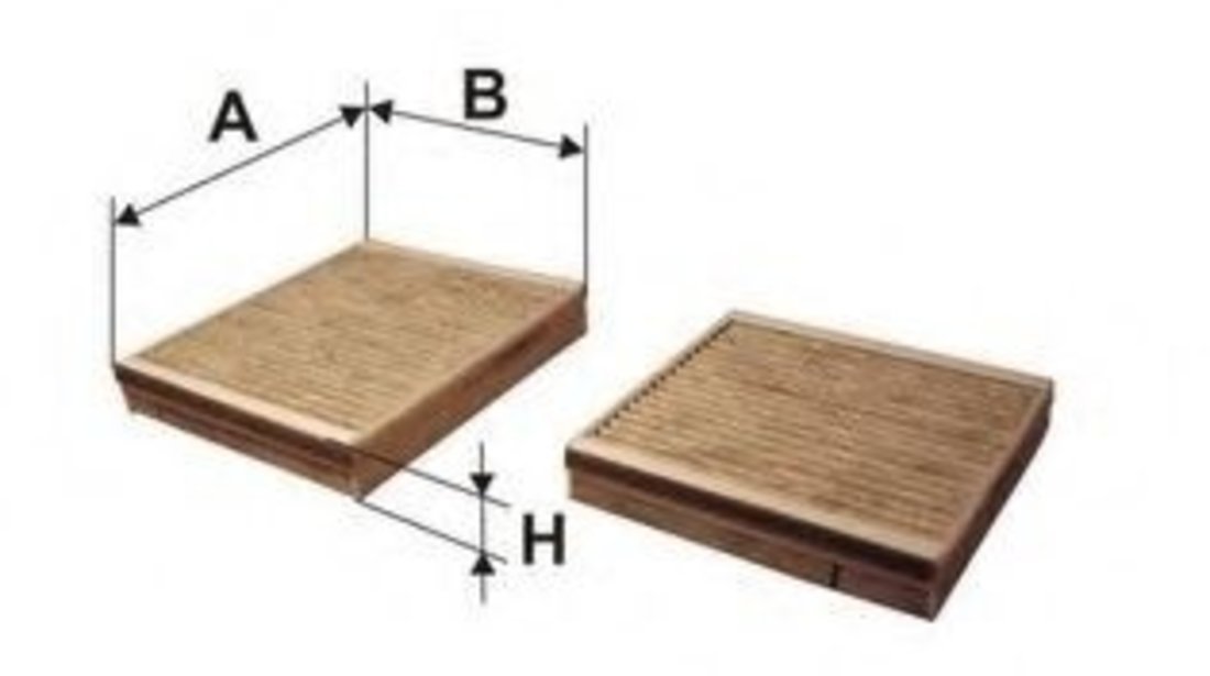 Filtru, aer habitaclu PEUGEOT 207 (WA, WC) (2006 - 2016) FILTRON K1179A-2x piesa NOUA