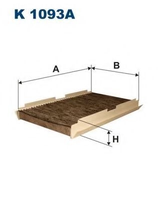 Filtru, aer habitaclu PEUGEOT 307 (3A/C) (2000 - 2016) FILTRON K1093A piesa NOUA