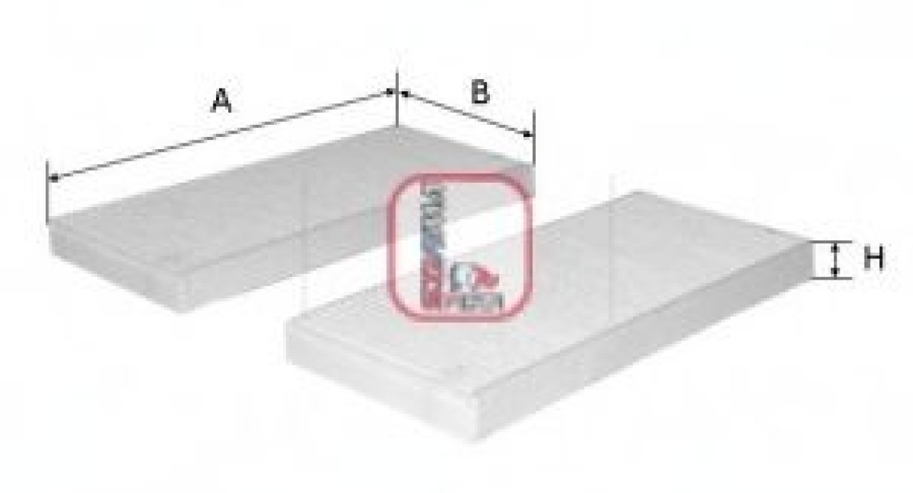 Filtru, aer habitaclu PEUGEOT PARTNER (2008 - 2016) SOFIMA S 3154 C piesa NOUA