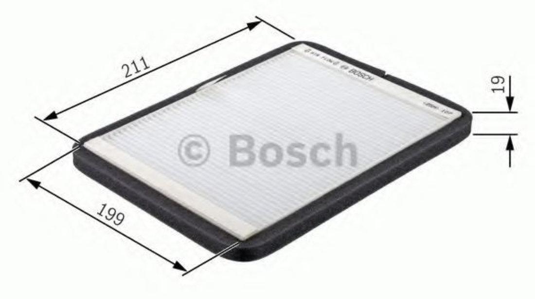 Filtru, aer habitaclu PEUGEOT PARTNER combispace (5F) (1996 - 2012) BOSCH 1 987 432 021 piesa NOUA