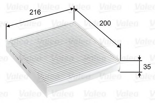 Filtru, aer habitaclu RENAULT CLIO IV Grandtour (2013 - 2016) VALEO 715746 piesa NOUA