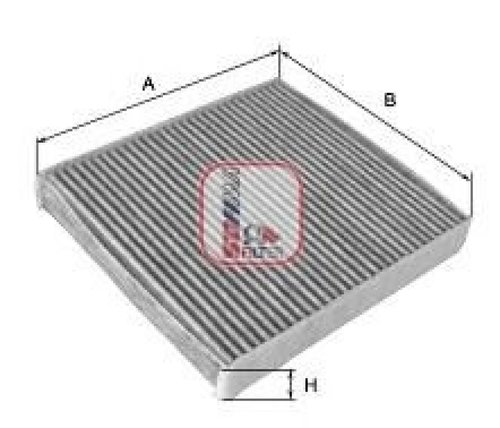 Filtru, aer habitaclu RENAULT MEGANE III Cupe (DZ0/1) (2008 - 2016) SOFIMA S 4217 CA piesa NOUA