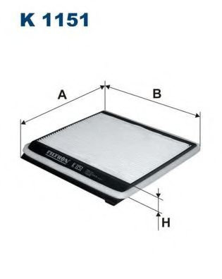 Filtru, aer habitaclu RENAULT SCENIC I (JA0/1) (1999 - 2003) FILTRON K1151 piesa NOUA