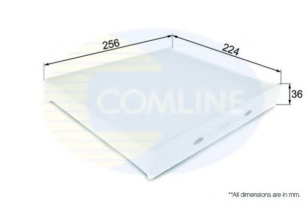 Filtru, aer habitaclu SKODA FABIA III (NJ3) (2014 - 2016) COMLINE EKF332 piesa NOUA