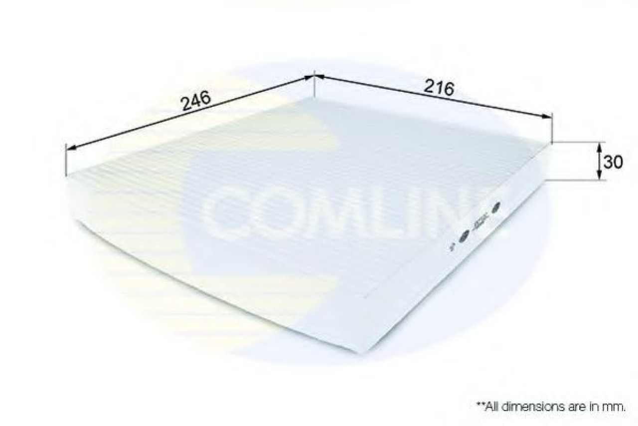 Filtru, aer habitaclu SKODA ROOMSTER (5J) (2006 - 2015) COMLINE EKF122 piesa NOUA