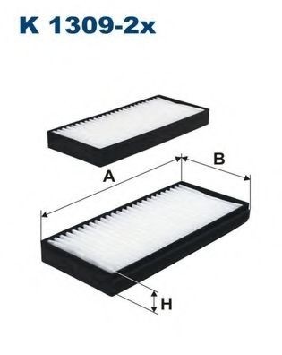 Filtru, aer habitaclu SSANGYONG ACTYON I (2005 - 2011) FILTRON K1309-2x piesa NOUA