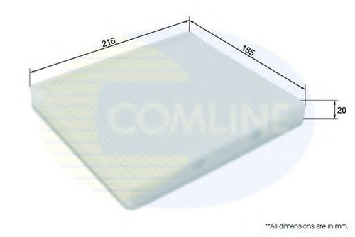 Filtru, aer habitaclu SUZUKI JIMNY (FJ) (1998 - 2016) COMLINE EKF407 piesa NOUA