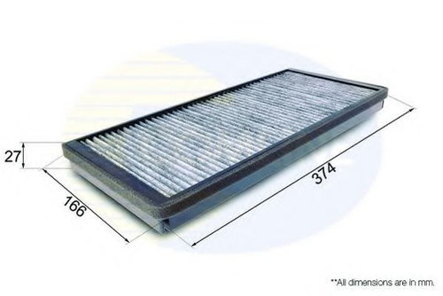 Filtru, aer habitaclu VW LT II caroserie (2DA, 2DD, 2DH) (1996 - 2006) COMLINE EKF248 piesa NOUA