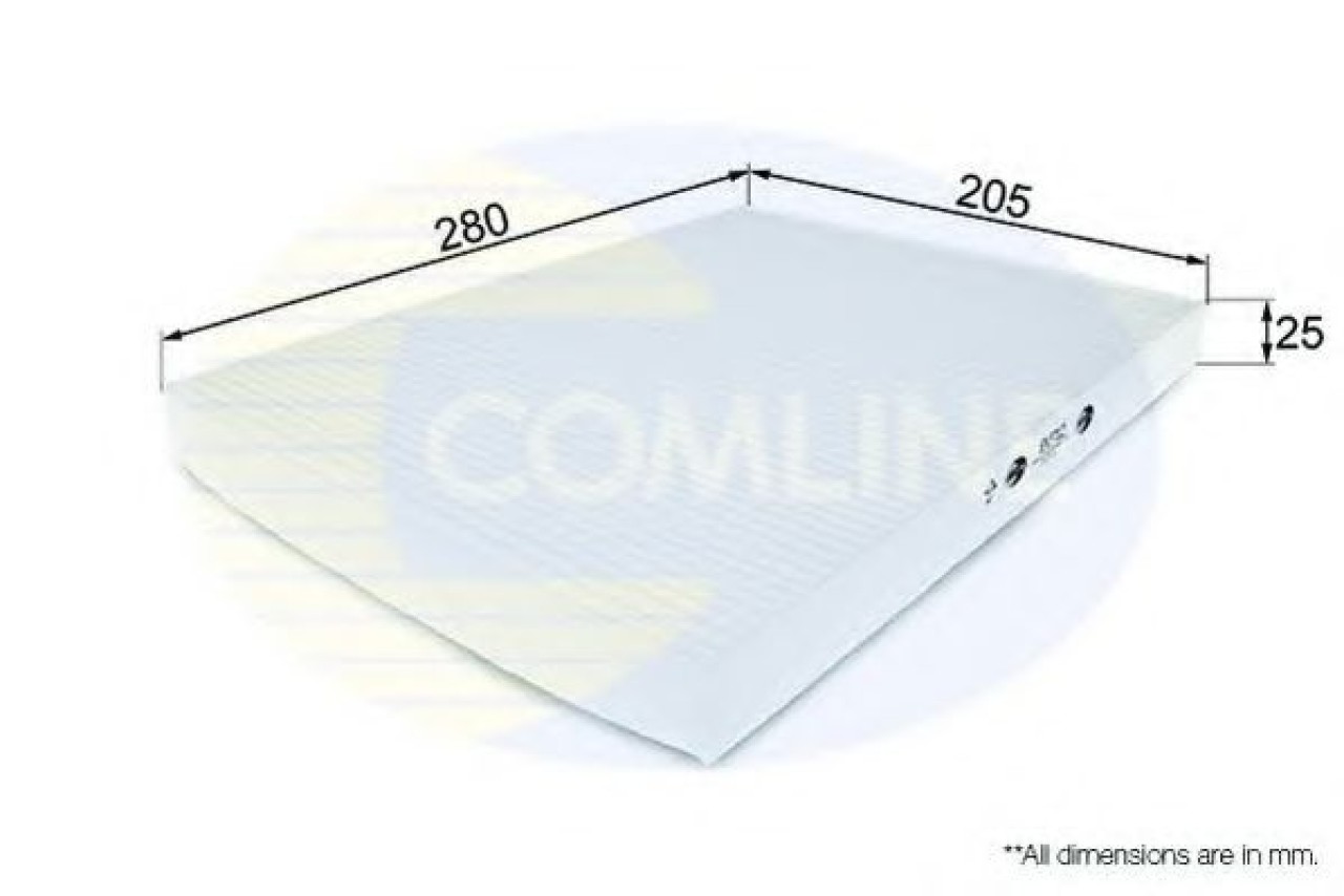 Filtru, aer habitaclu VW POLO Variant (6KV5) (1997 - 2001) COMLINE EKF112 piesa NOUA