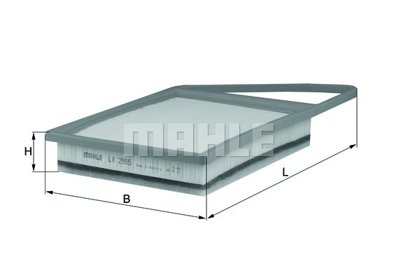 Filtru aer (LX2995 MAHLE KNECHT) Citroen,DS,FIAT,GAZ,MITSUBISHI,OPEL,PEUGEOT,TOYOTA