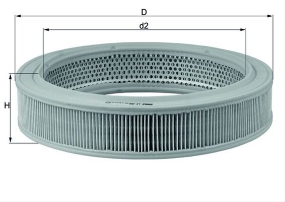 Filtru Aer Mahle Original Audi LX 208