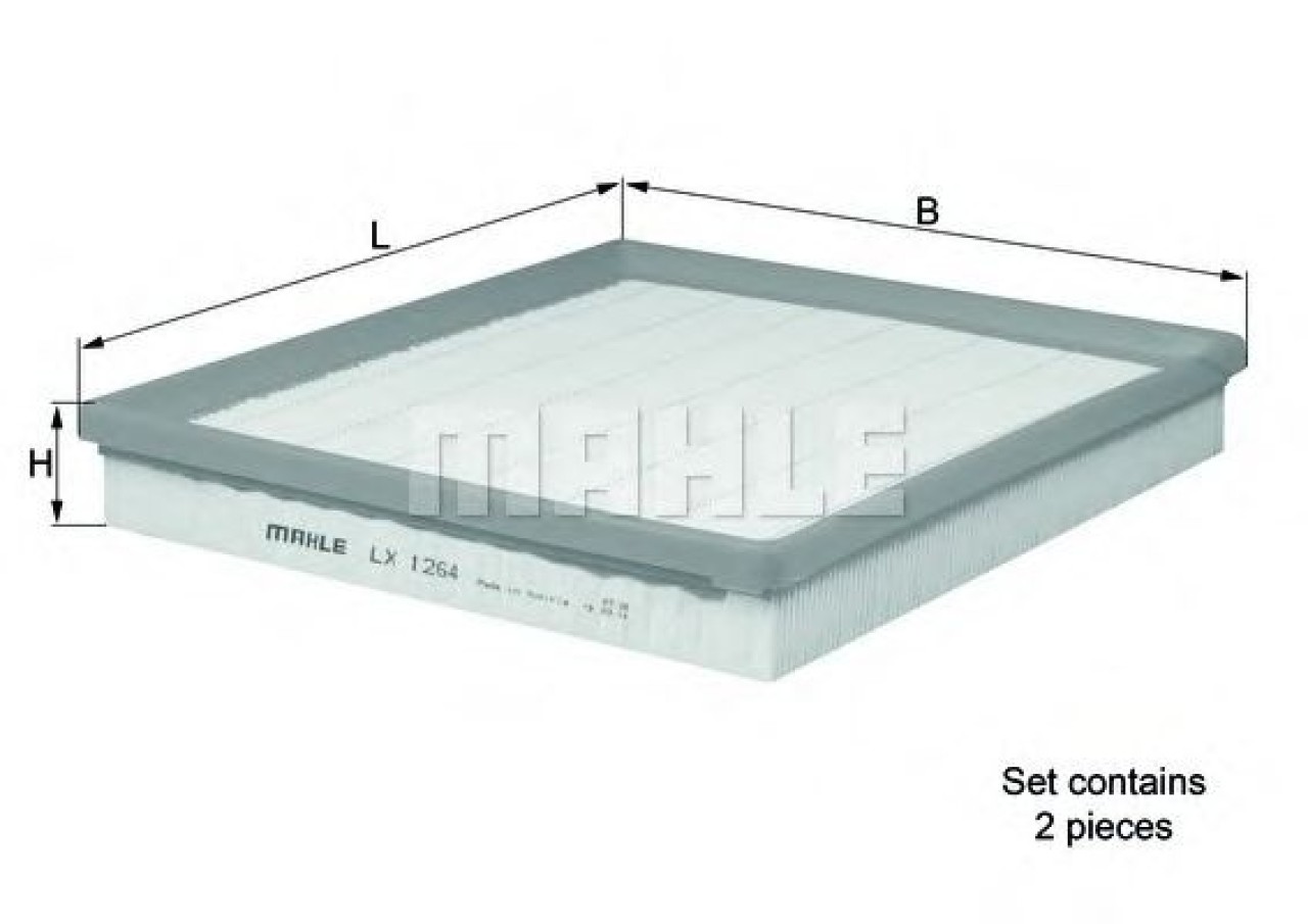 Filtru aer MERCEDES GL-CLASS (X164) (2006 - 2012) MAHLE ORIGINAL LX 1264/S piesa NOUA