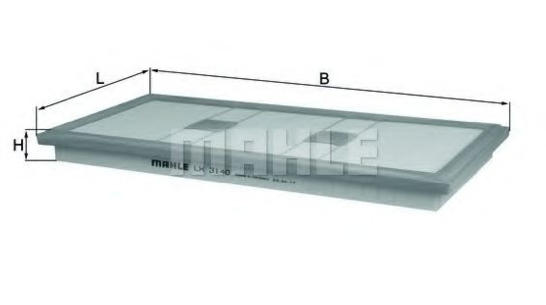 Filtru aer MERCEDES GLK-CLASS (X204) (2008 - 2016) MAHLE ORIGINAL LX 3140 piesa NOUA