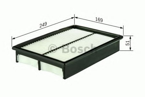 Filtru aer MITSUBISHI OUTLANDER II (CW) (2006 - 2012) BOSCH 1 457 433 952 piesa NOUA