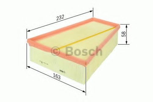 Filtru aer RENAULT KOLEOS (HY) (2008 - 2016) BOSCH F 026 400 126 piesa NOUA