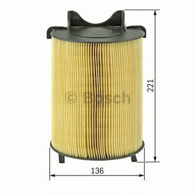 Filtru aer SEAT ALTEA (5P1) (2004 - 2016) BOSCH 1 987 429 405 piesa NOUA