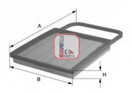 Filtru aer SEAT IBIZA V ST (6J8, 6P8) (2010 - 2016) SOFIMA S 3589 A piesa NOUA
