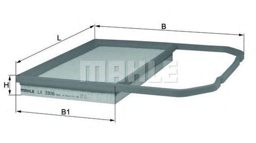 Filtru aer SKODA CITIGO (2011 - 2016) MAHLE ORIGINAL LX 3306 piesa NOUA